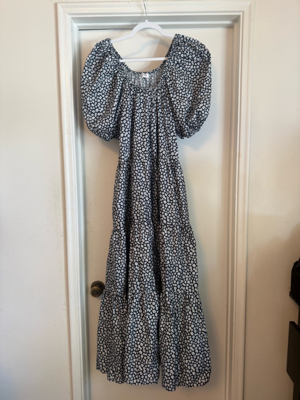 Mikoh Black and White Floral Maxi Dress